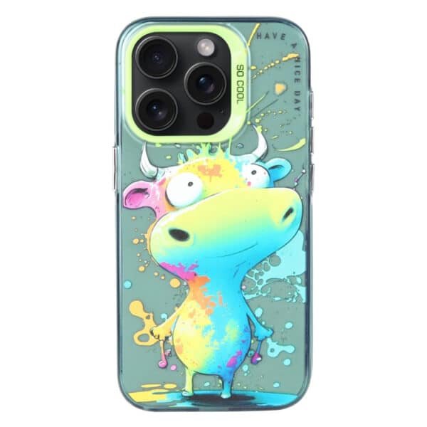 Cartoon Cow Phone Case for iPhone16pro/16promax/15pro/15promax/14pro/14promax
