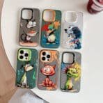 Colorful phone cases in various styles