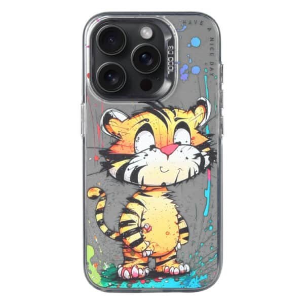 phoneperipherals Cartoon tiger colorful phone case for iPhone 16promax/15promax/14promax/16pro/15pro/14pro